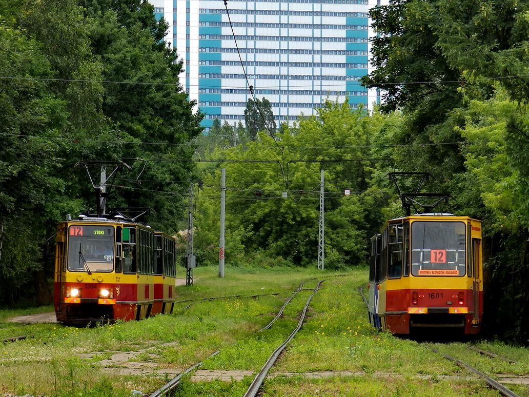 Лодзь, Konstal 805Na № 1304; Лодзь, Konstal 805Na № 1601