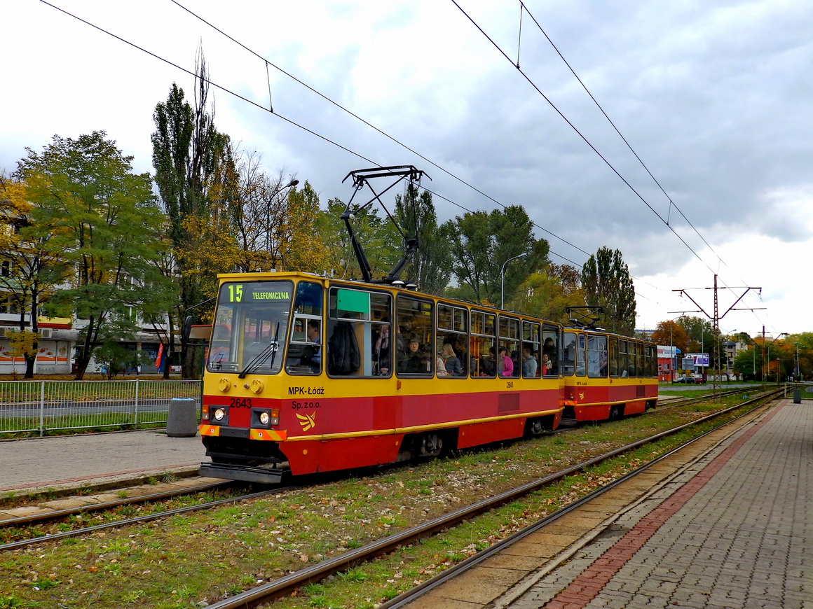 Лодзь, Konstal 805Na № 2643