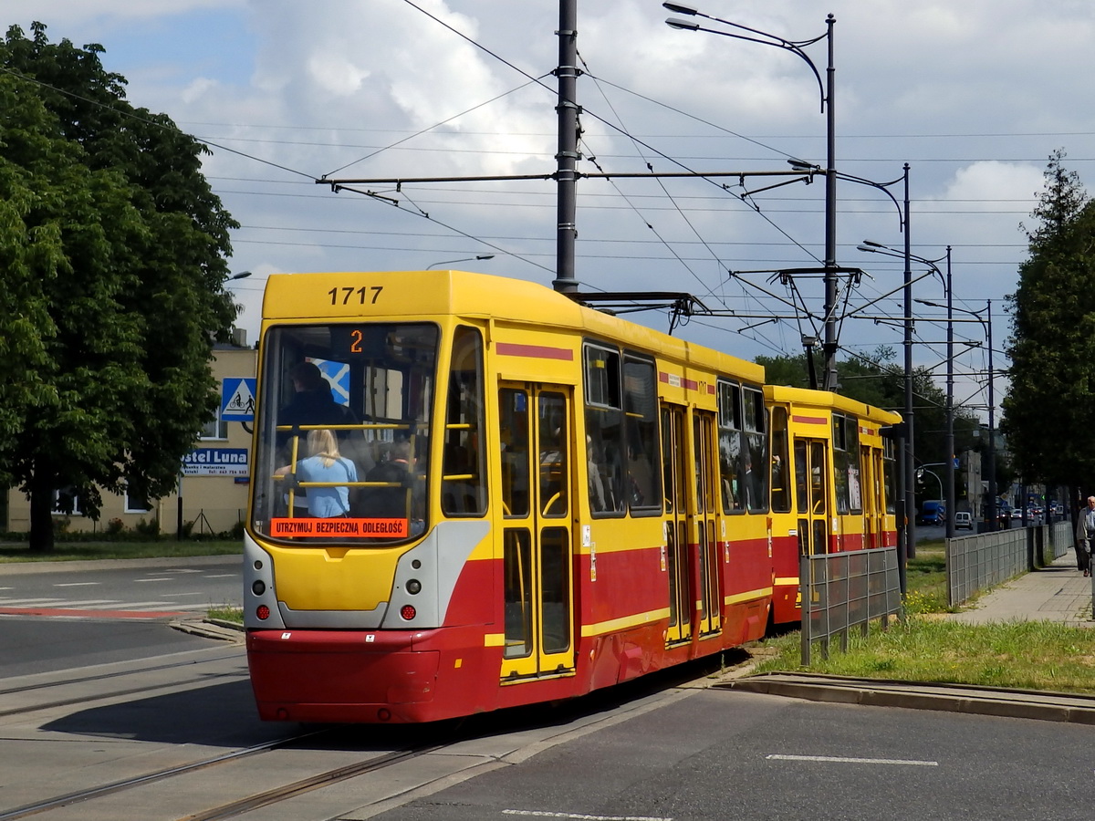 Лодзь, Konstal 805NaND/2 № 1717