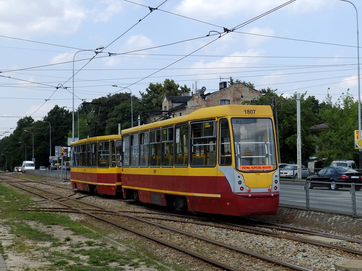 Лодзь, Konstal 805NaND/2 № 1807