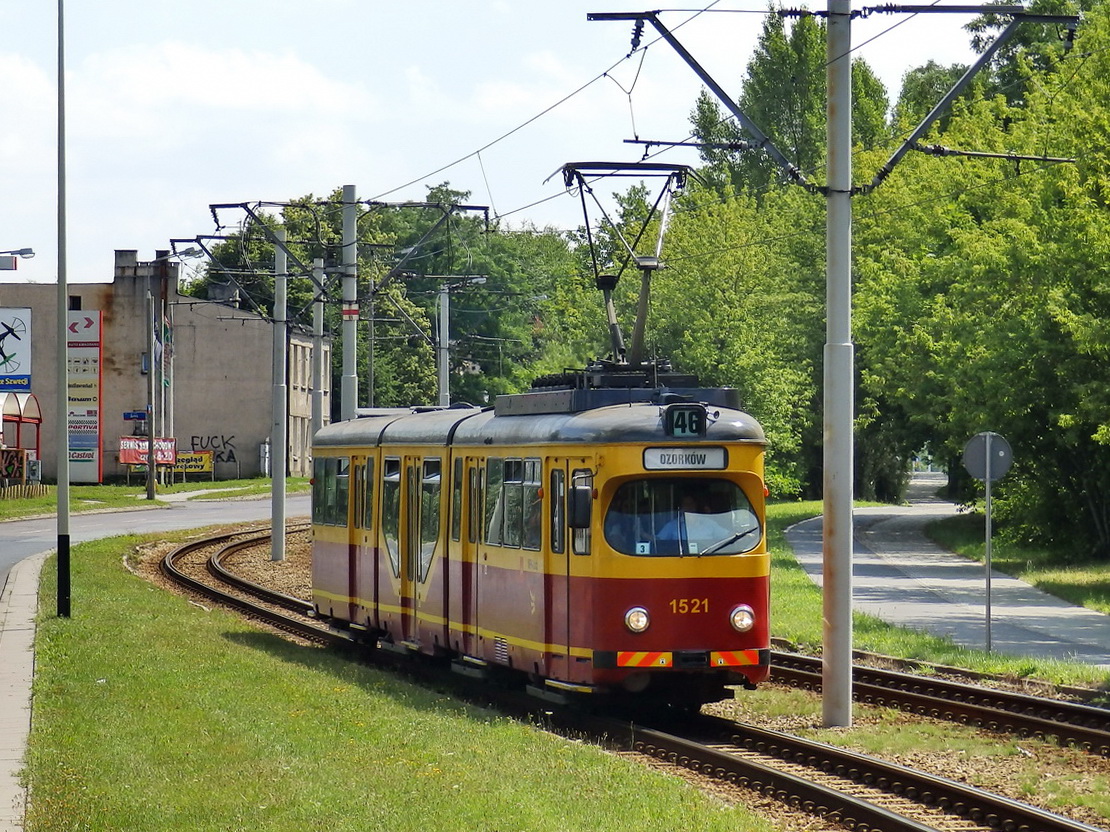 Лодзь, Duewag GT8NF № 1521