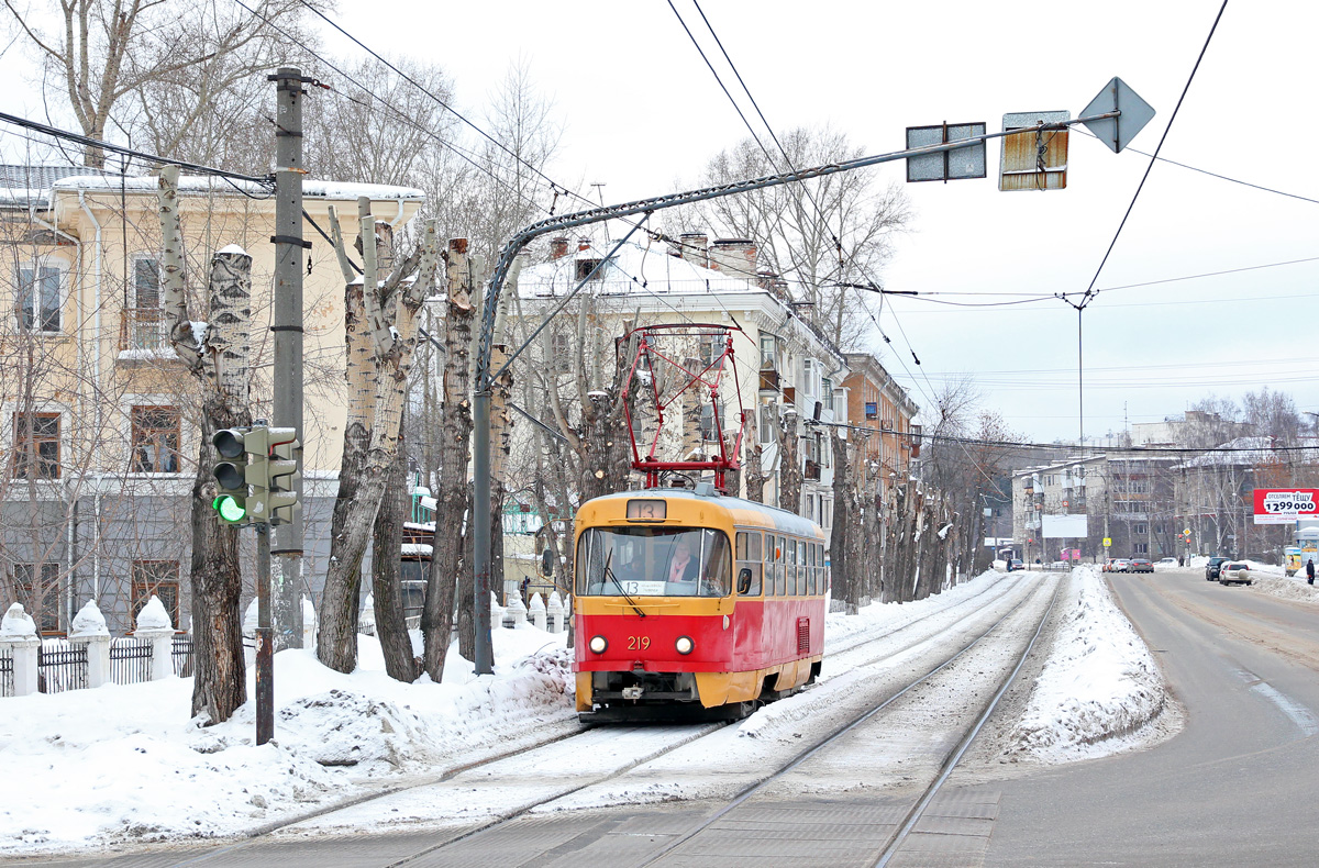 Екатеринбург, Tatra T3SU № 219