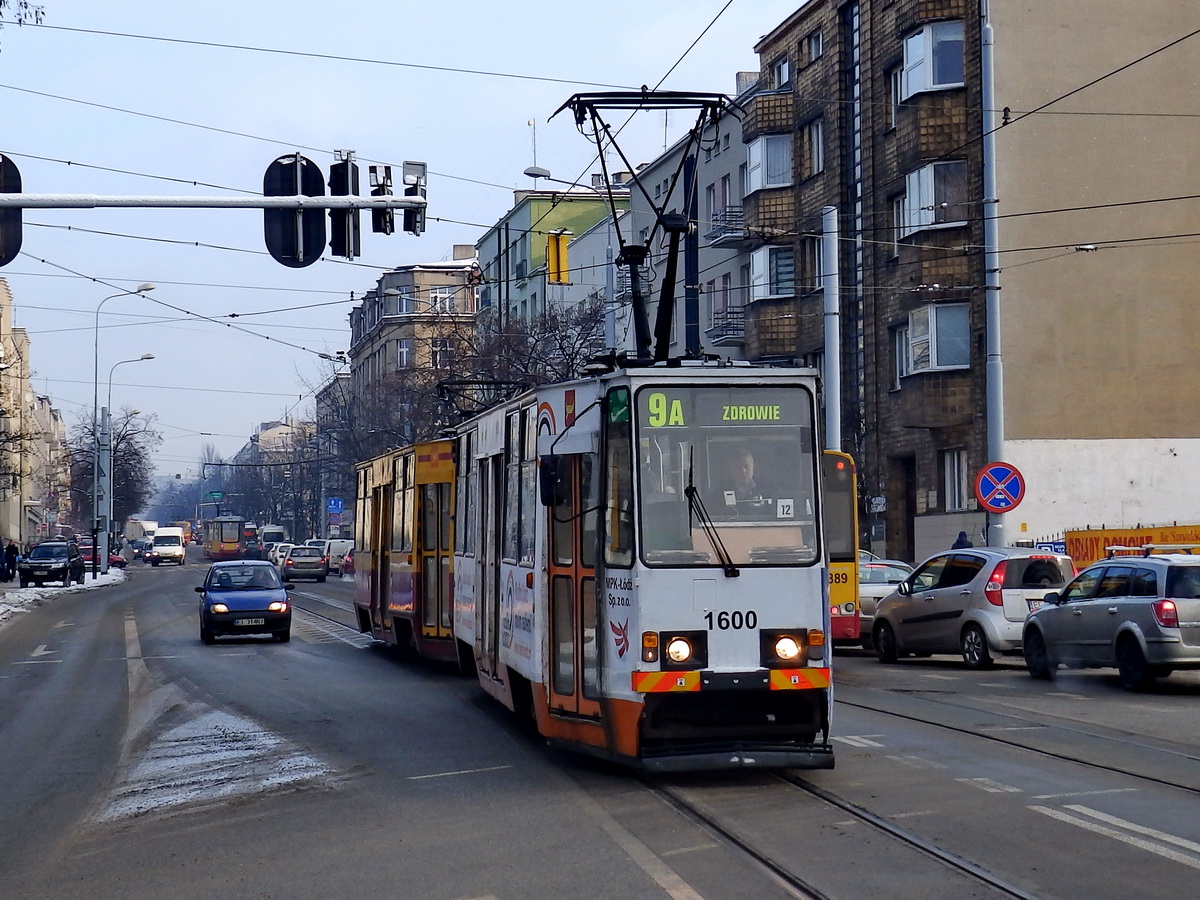 Лодзь, Konstal 805Na № 1600