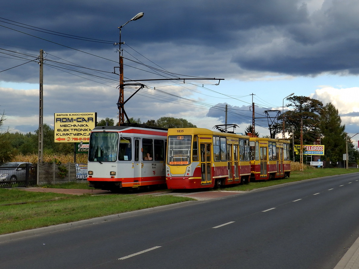 Лодзь, Konstal 805NaND/2 № 1835