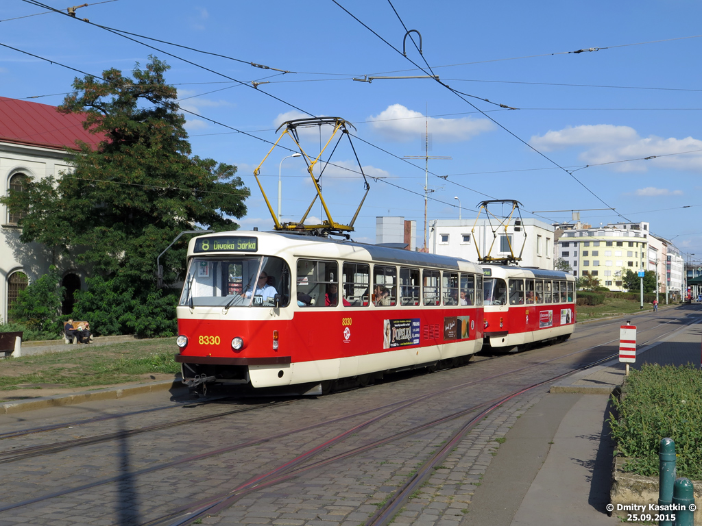 Прага, Tatra T3R.P № 8330
