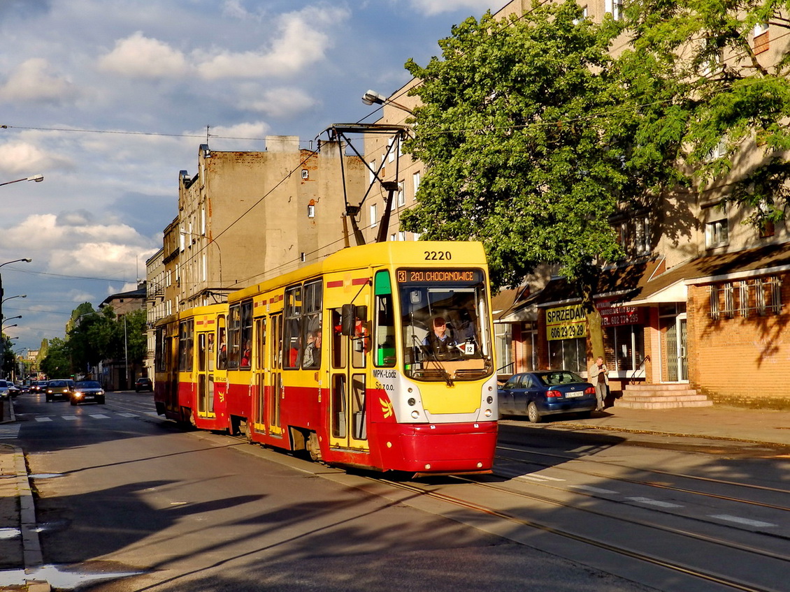 Лодзь, Konstal 805NaND № 2220