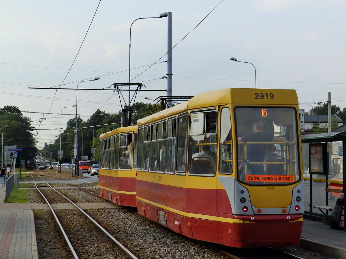 Лодзь, Konstal 805NaND/2 № 2919