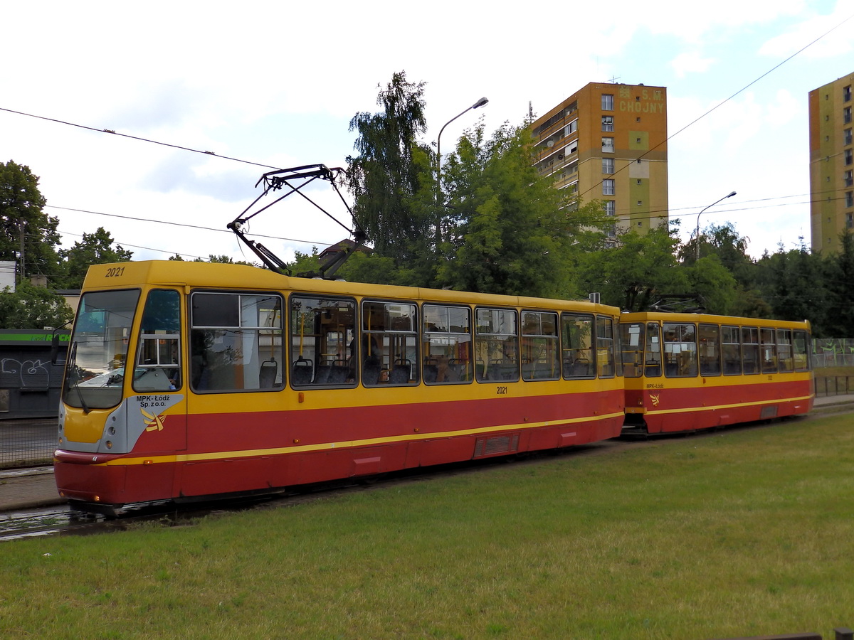 Лодзь, Konstal 805NaND № 2021