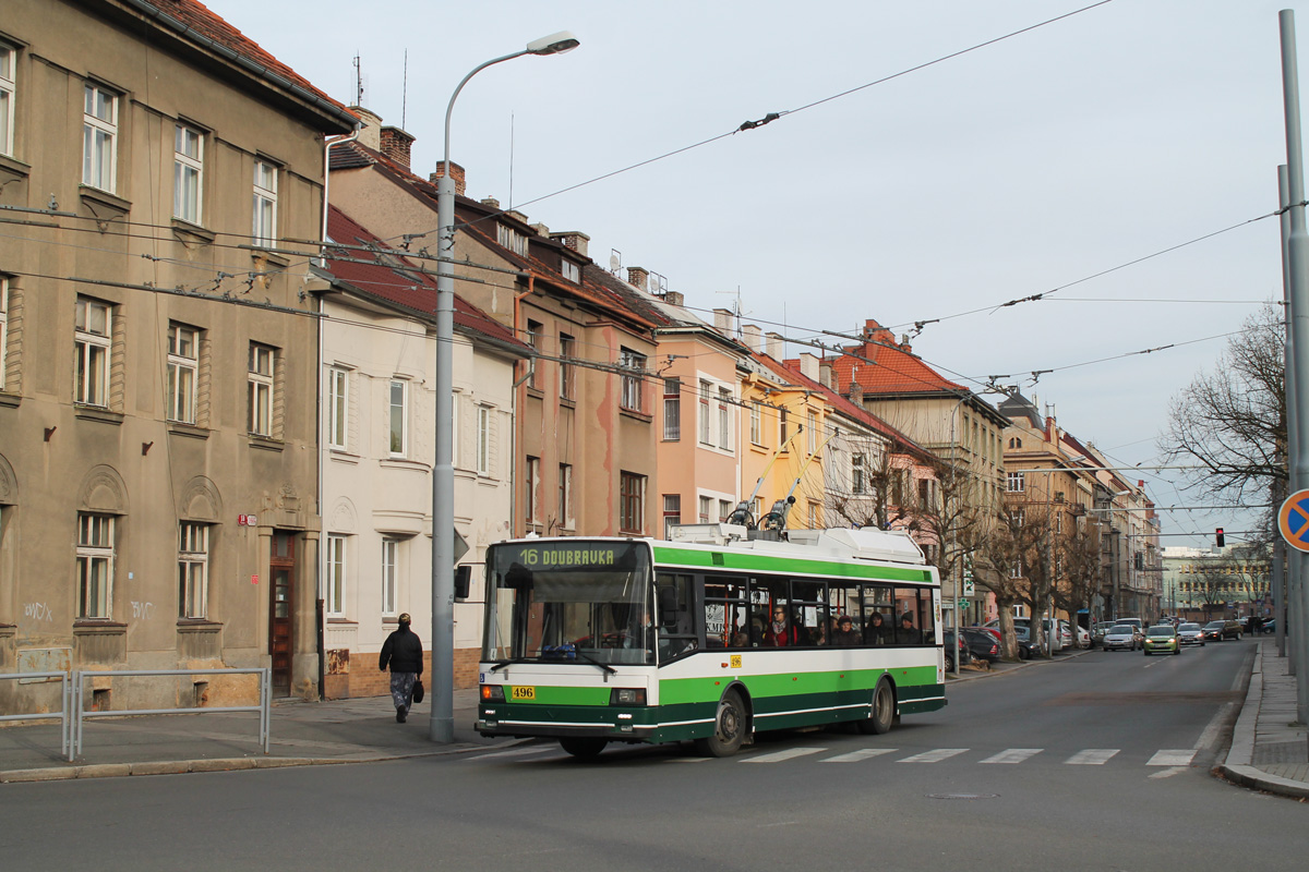 Plzeň, Škoda 21TrACI # 496