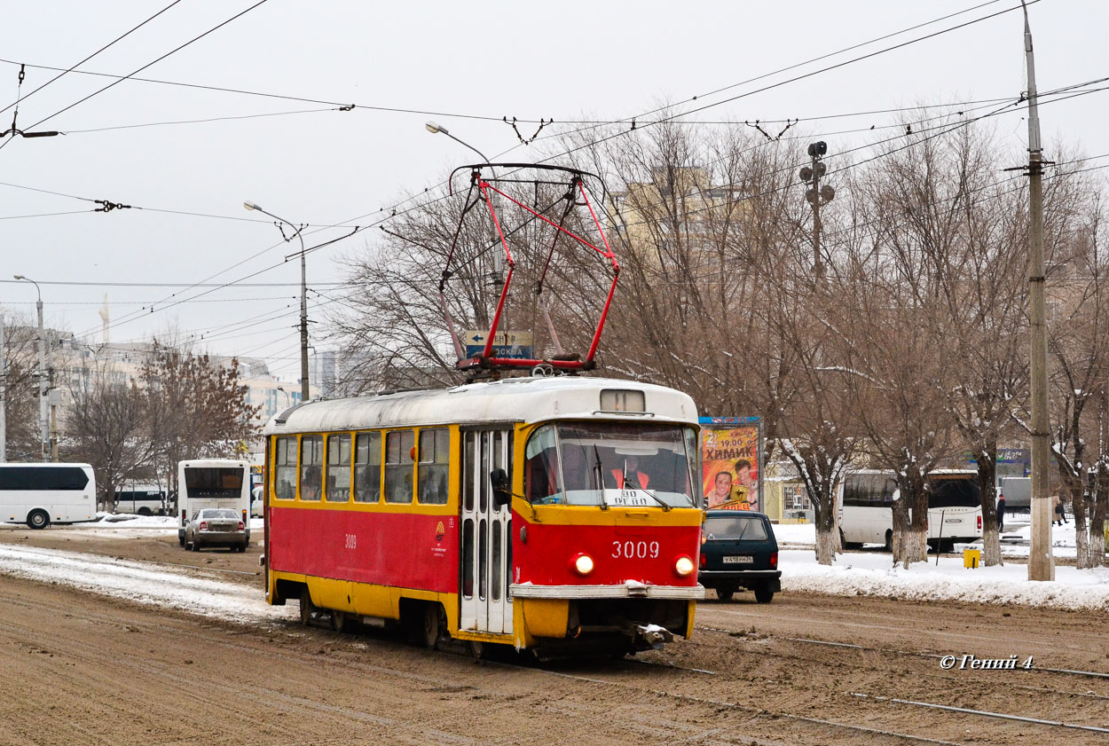 Volgograd, Tatra T3SU (2-door) č. 3009
