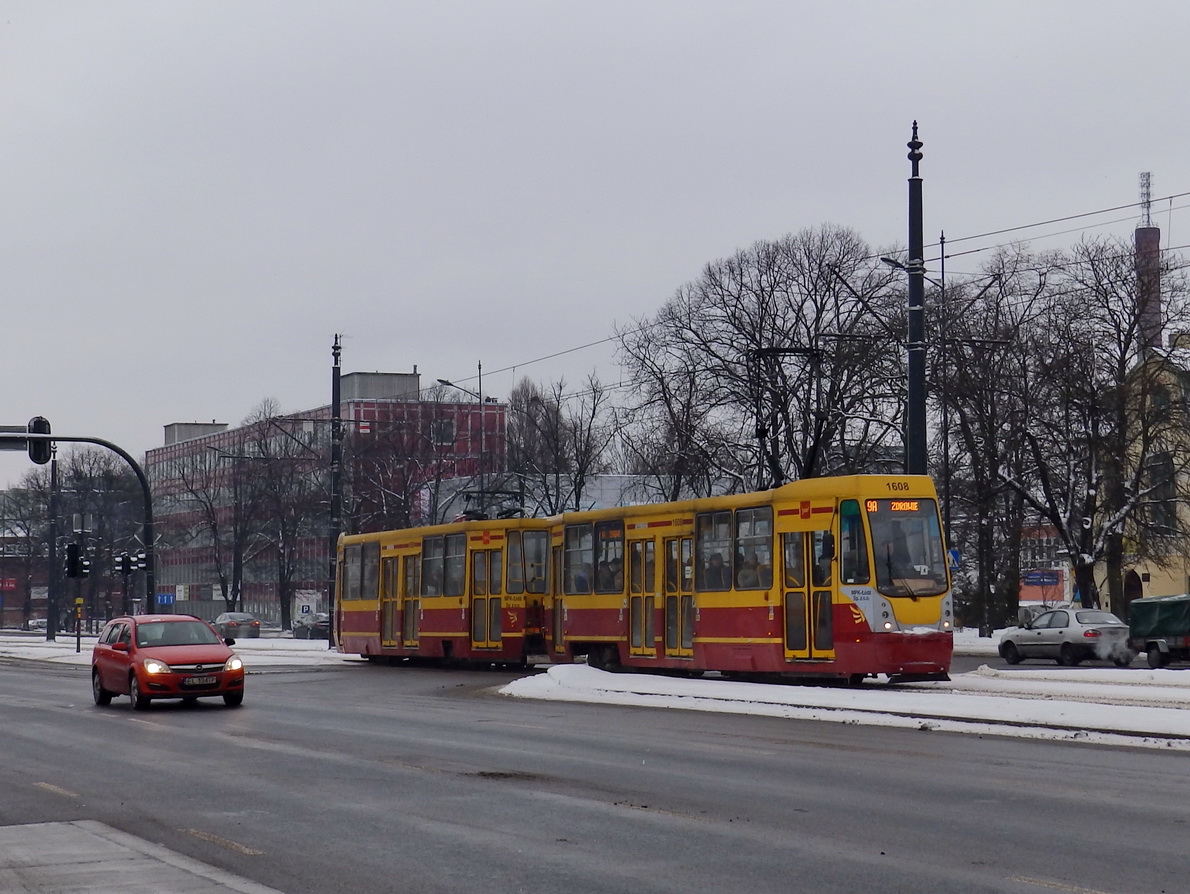 Лодзь, Konstal 805NaND № 1608