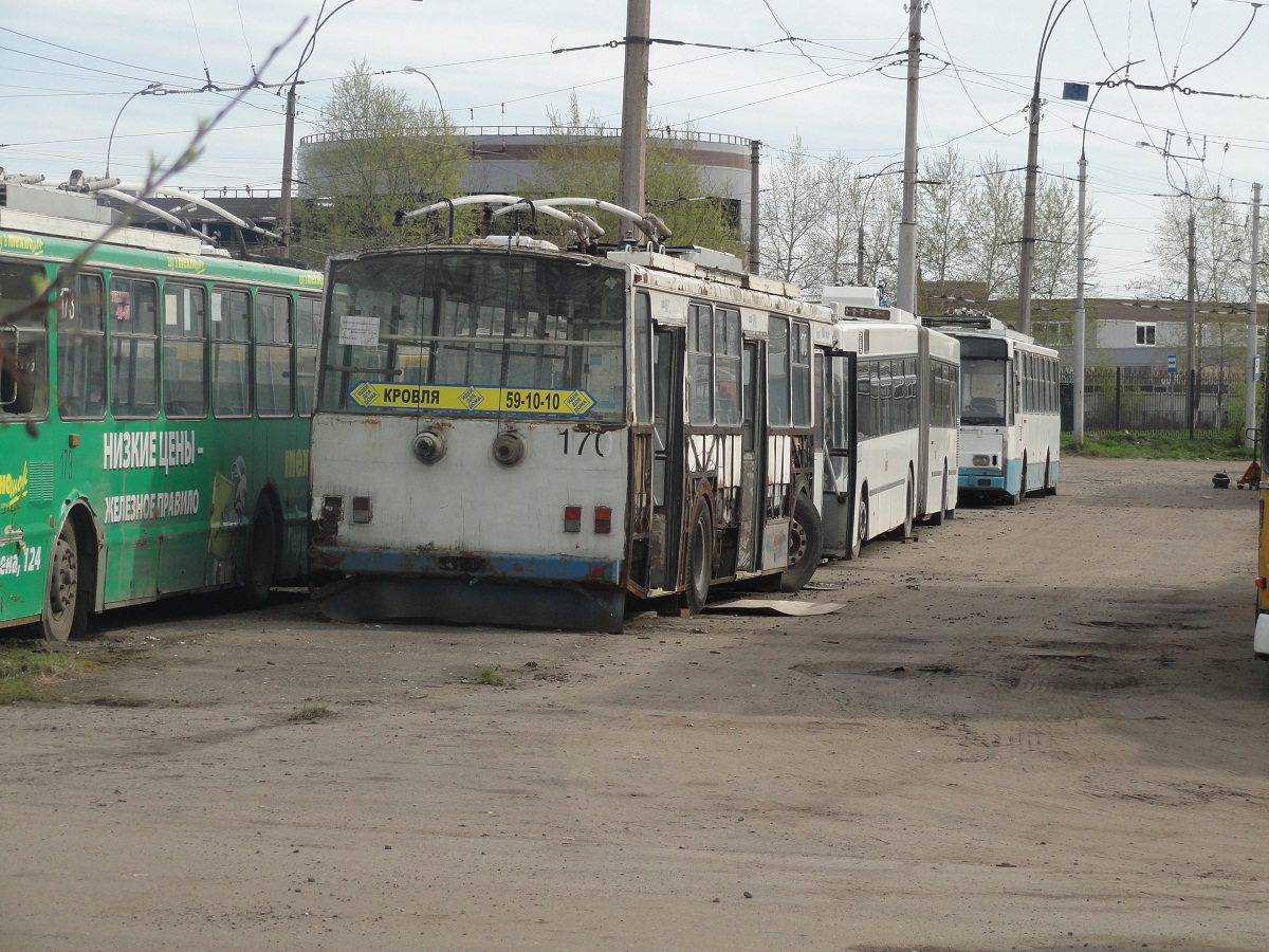 Вологда, Škoda 14TrM (ВМЗ) № 170