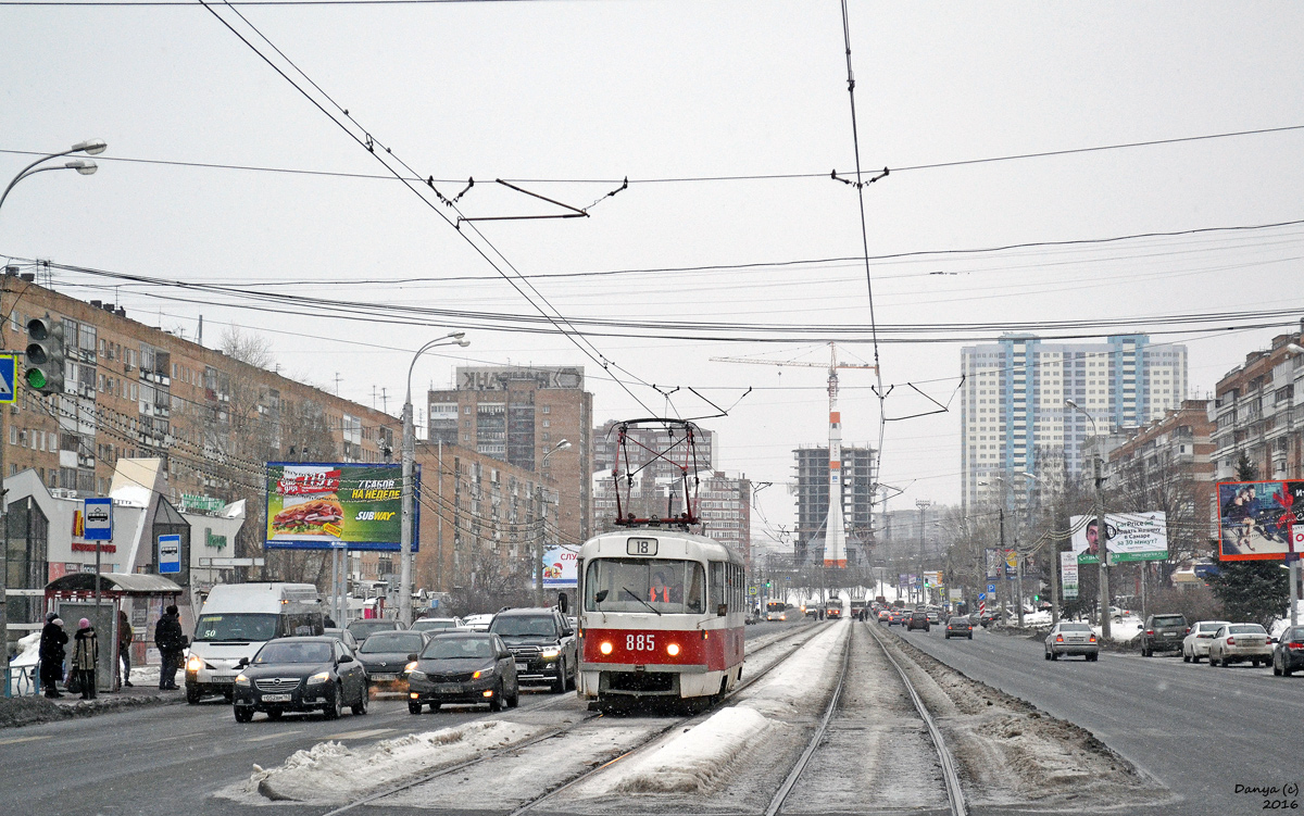 Самара, Tatra T3SU № 885