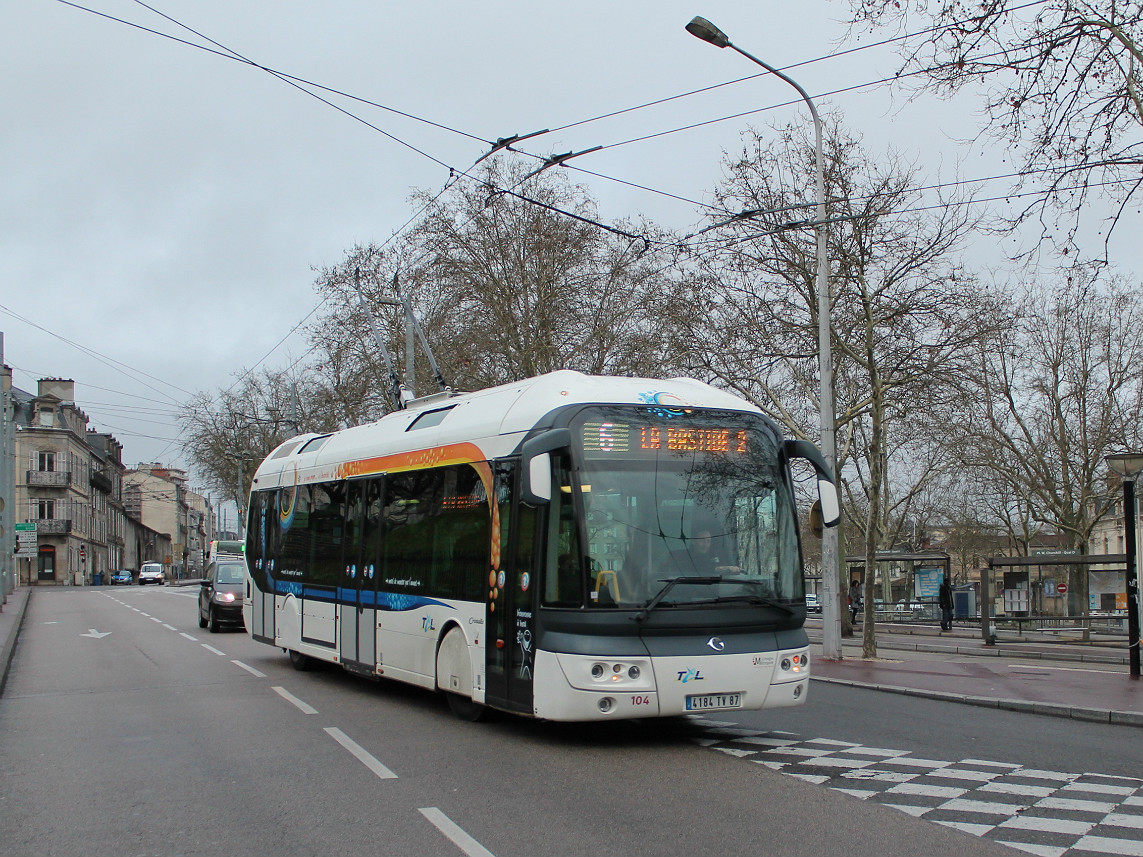 Лимож, Irisbus Cristalis ETB 12 № 104