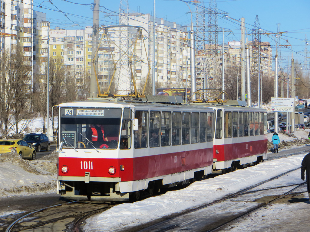 Самара, Tatra T6B5SU № 1011