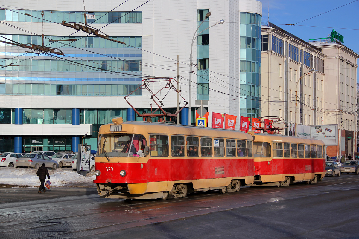 Yekaterinburg, Tatra T3SU # 323