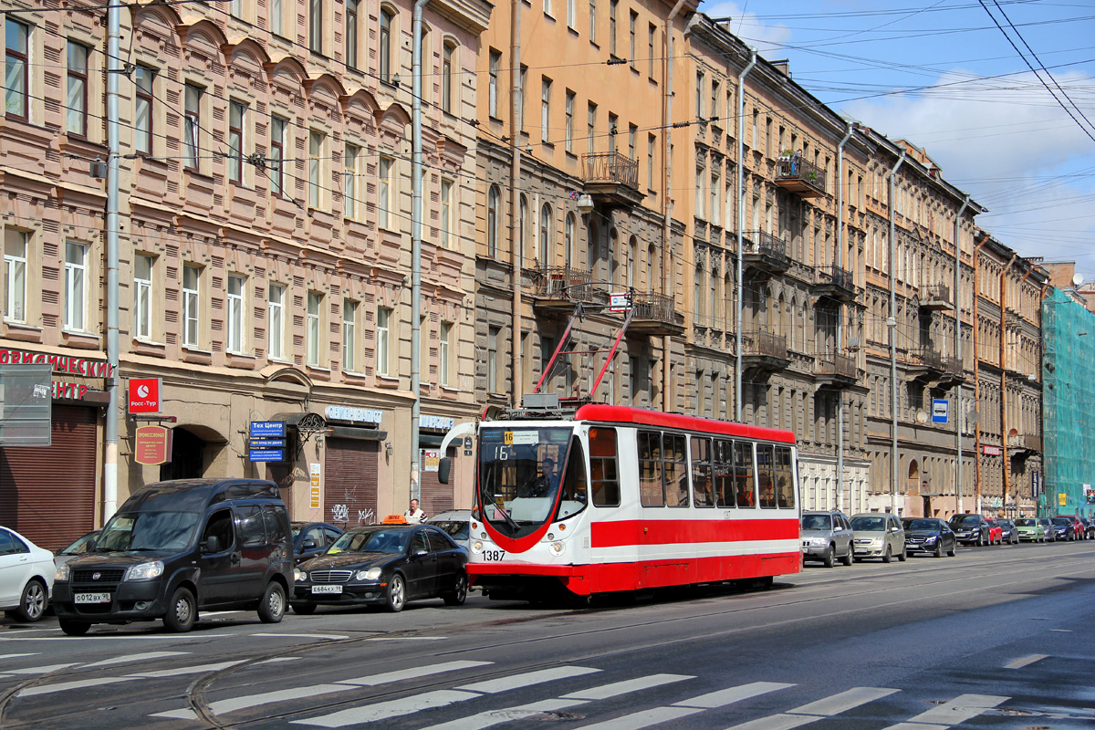 Санкт-Петербург, 71-134А (ЛМ-99АВН) № 1387 Санкт-Петербург, 71-134А (ЛМ-99АВН) № 1387