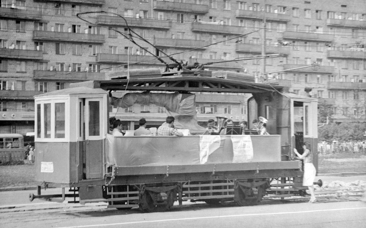 Москва, Двухосный моторный СВАРЗ № 3089; Москва — Исторические фотографии — Трамвай и Троллейбус (1946-1991)