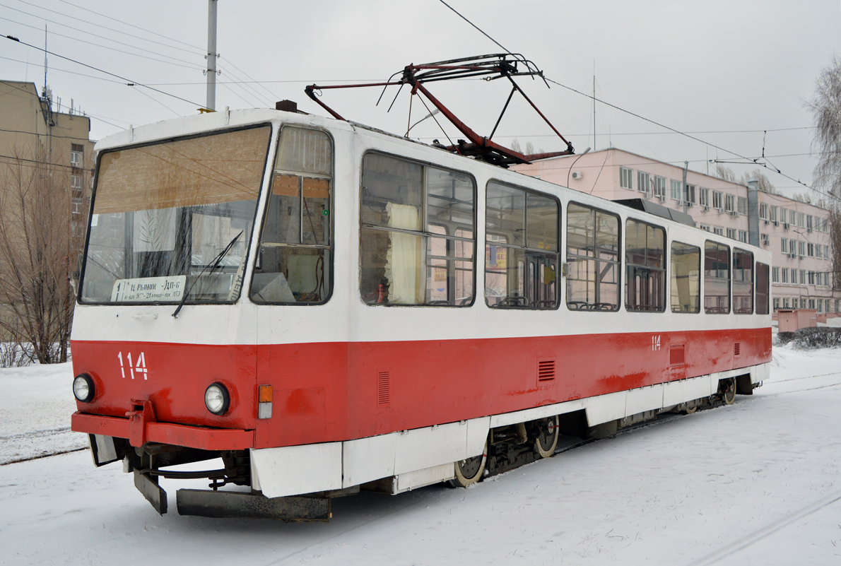 Липецк, Tatra T6B5SU № 114