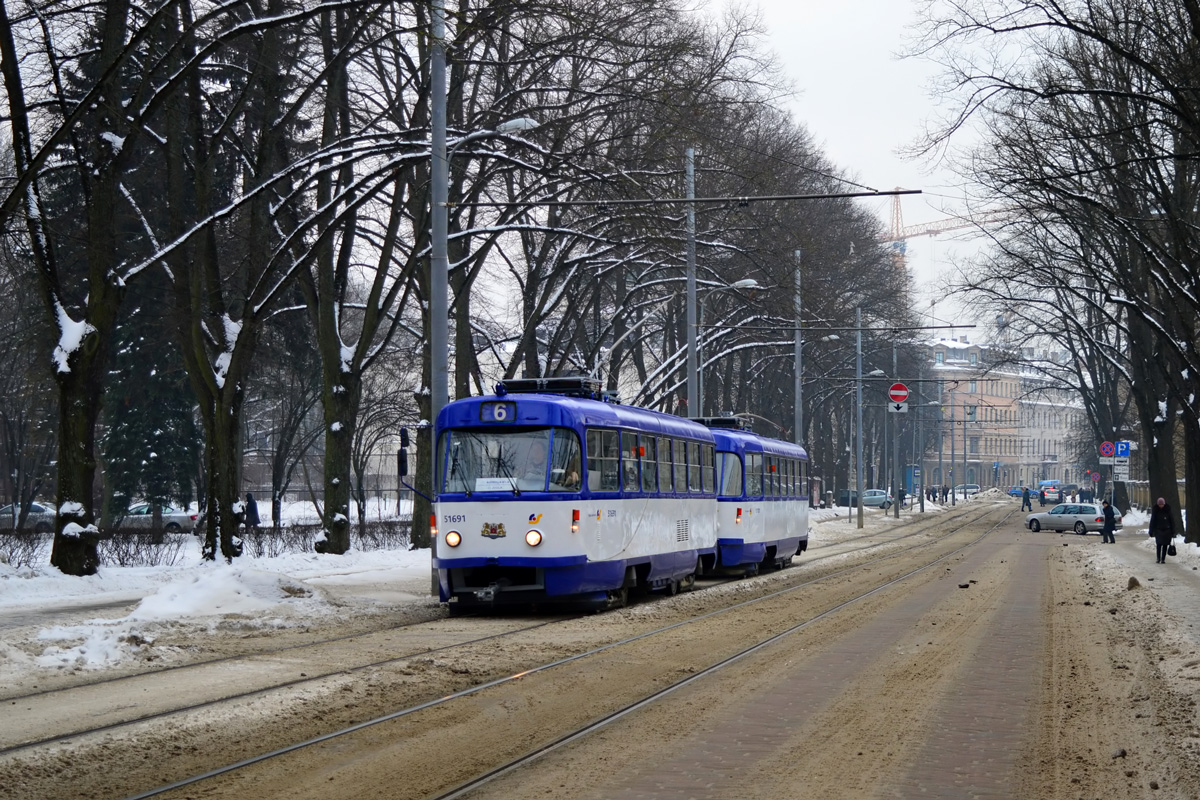 Riga, Tatra T3A č. 51691