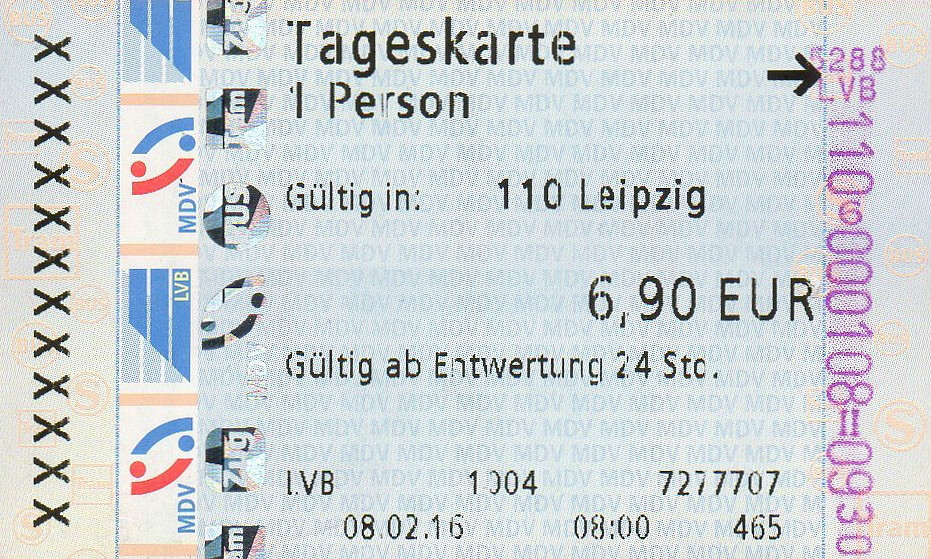 萊比錫 — Tickets • Fahrscheine