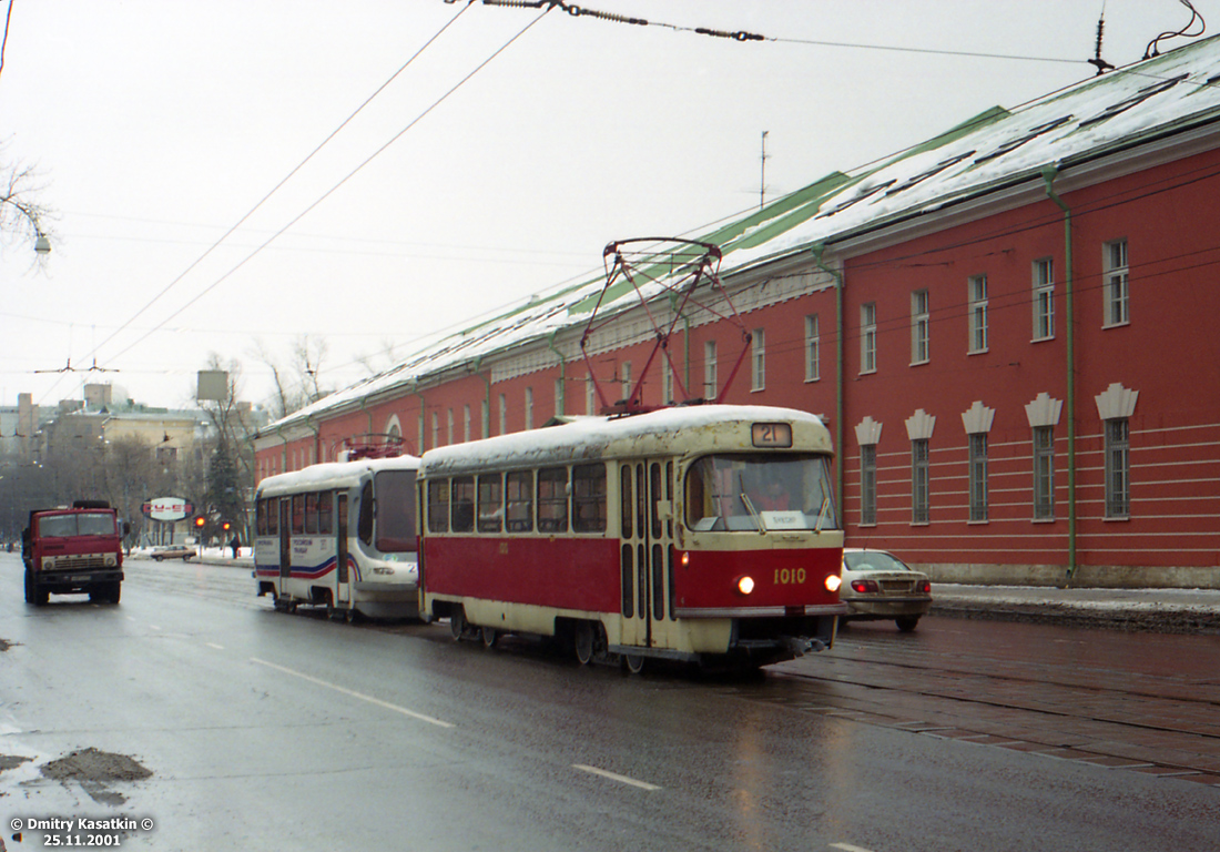 Москва, Tatra T3SU (двухдверная) № 1010