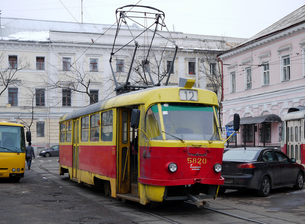 Киев, Tatra T3SU № 5820