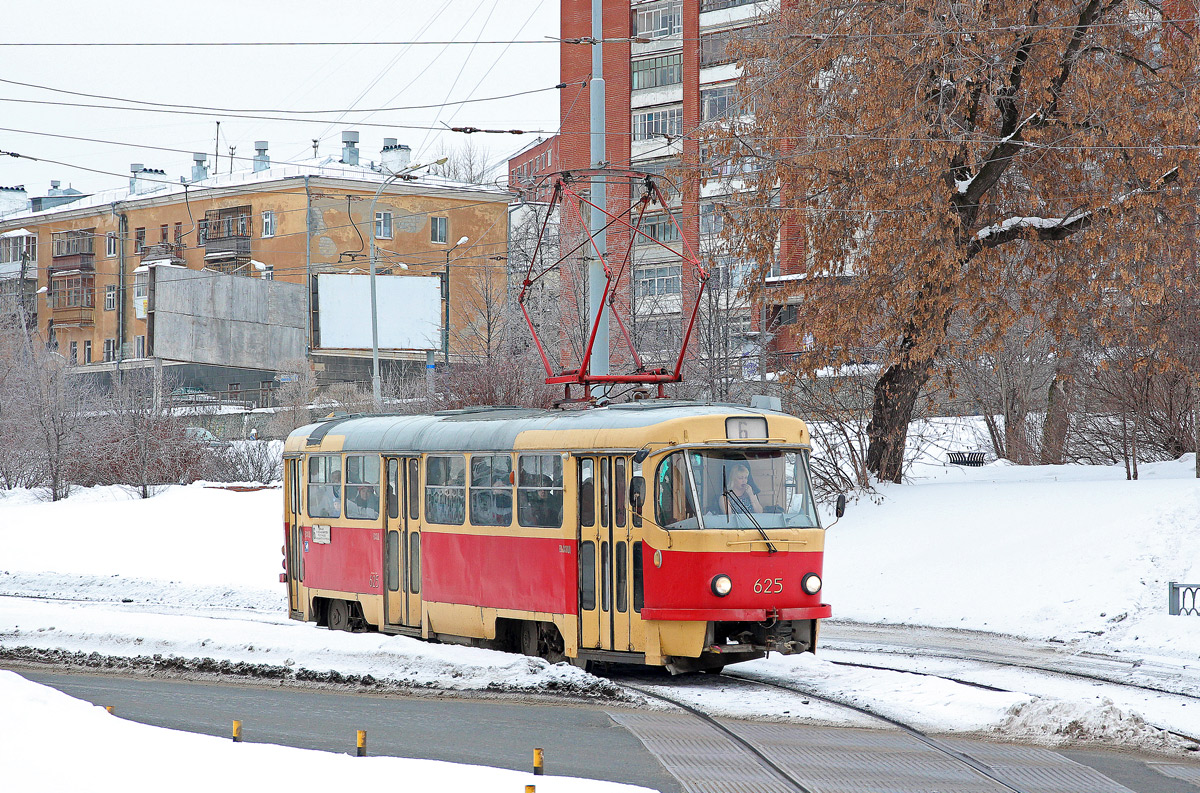 Екатеринбург, Tatra T3SU (двухдверная) № 625