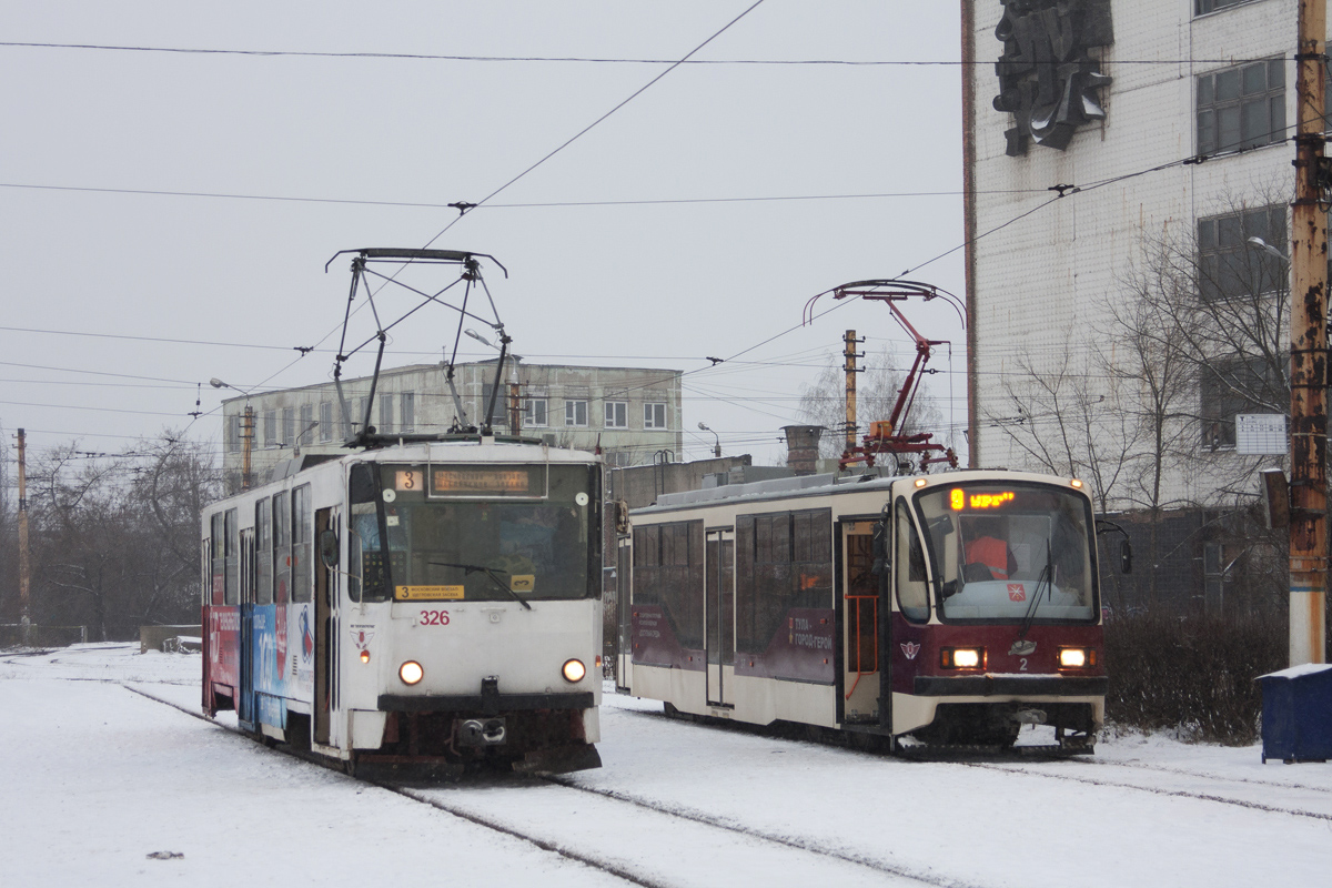 Тула, Tatra T6B5SU № 326; Тула, 71-407 № 2
