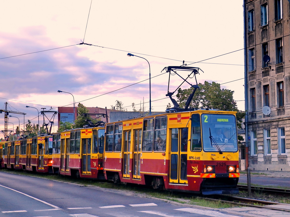 Лодзь, Konstal 805Na № 2525 Лодзь, Konstal 805Na № 2525