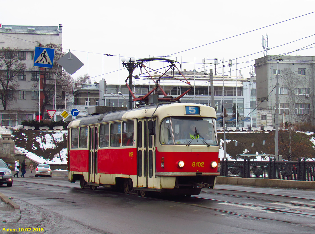 Харьков, Tatra T3M № 8102