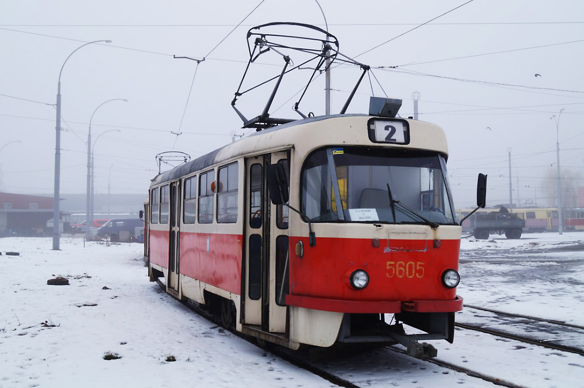 Киев, Tatra T3SU № 5605 Киев, Tatra T3SU № 5605