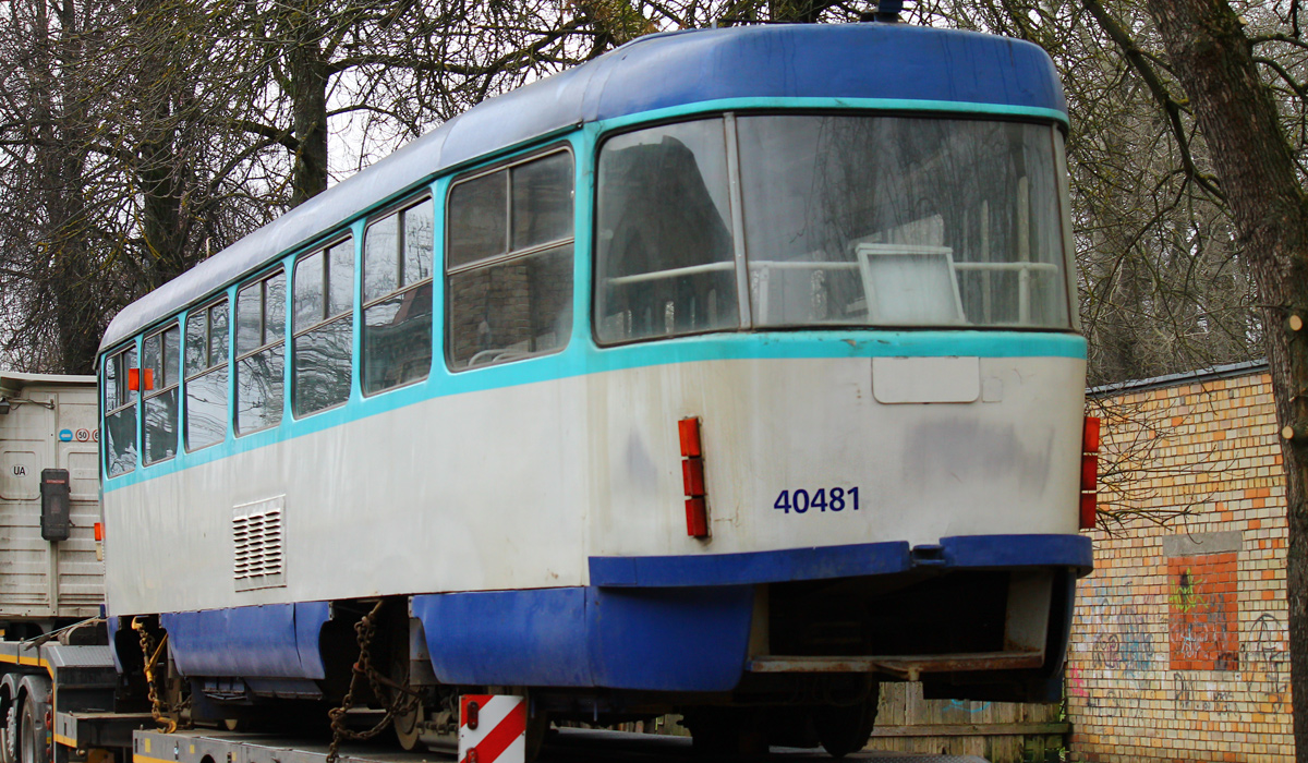 Рига, Tatra T3A № 40481