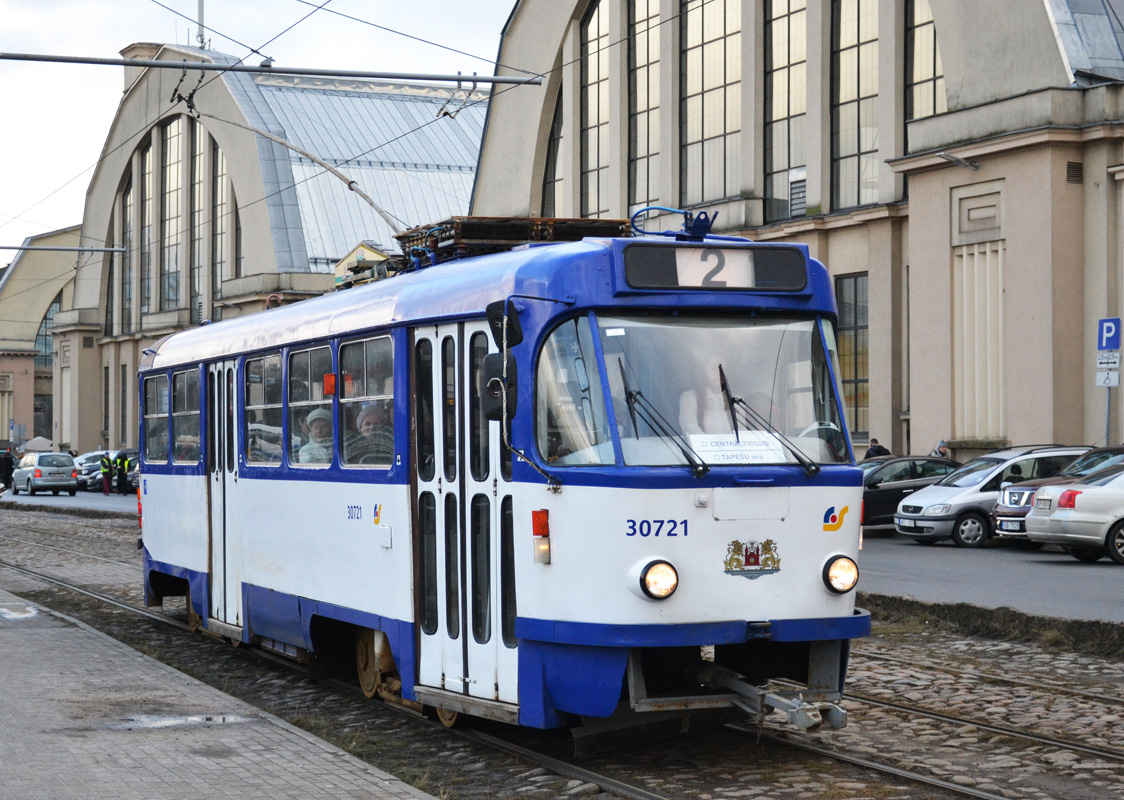 Рига, Tatra T3A № 30721