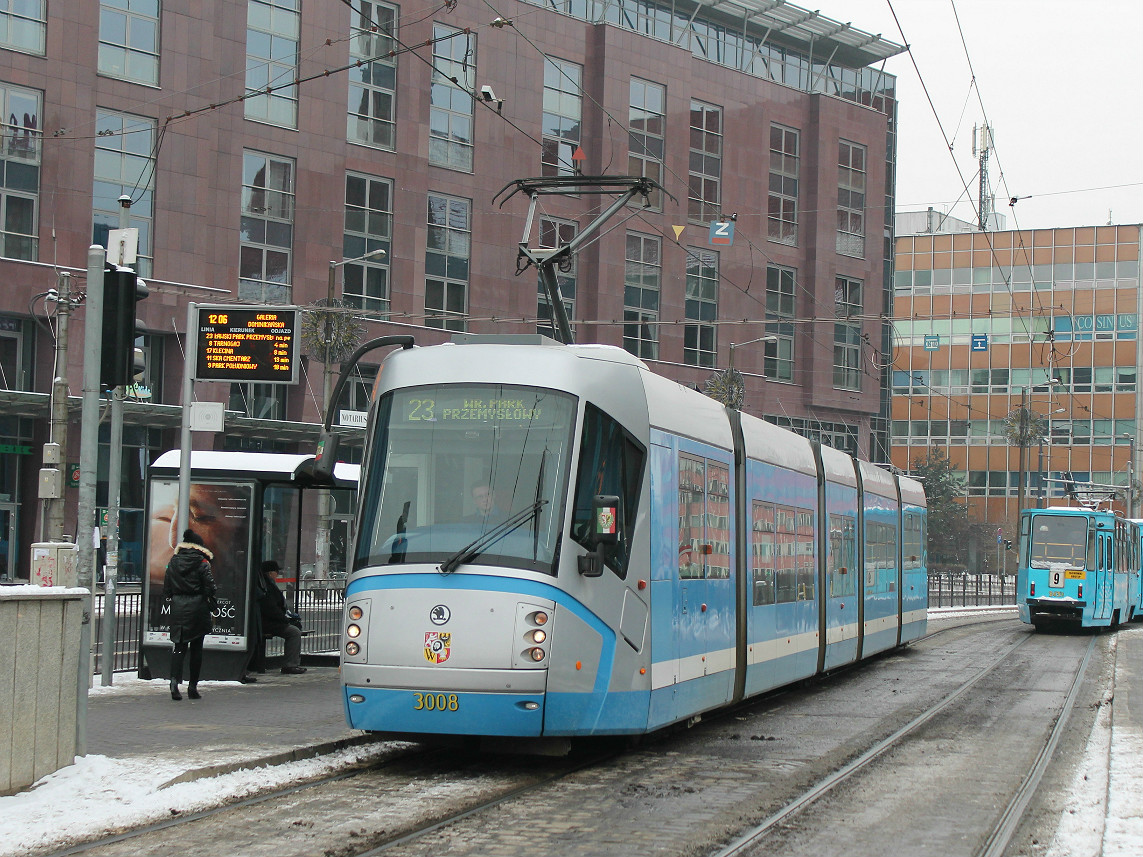 Вроцлав, Škoda 16T Elektra № 3008