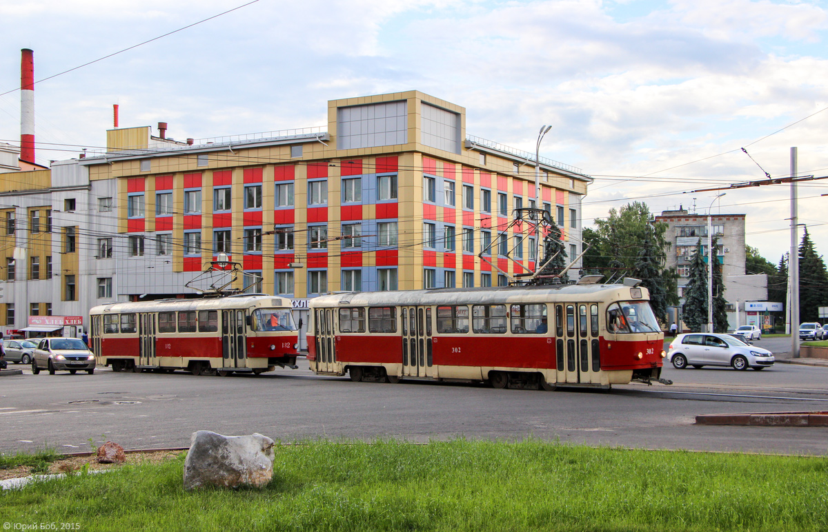 Курск, Tatra T3SU № 132; Курск, Tatra T3SU № 302