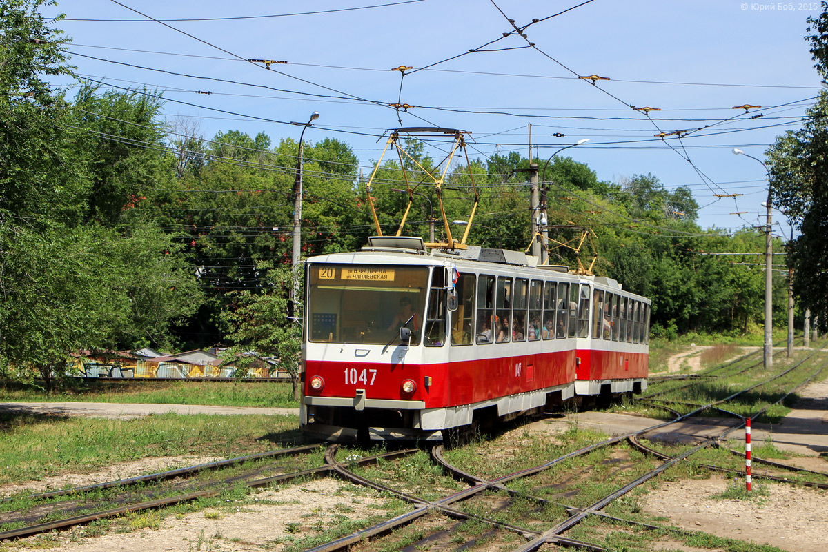 Самара, Tatra T6B5SU № 1047; Самара — Конечные станции и кольца (трамвай)