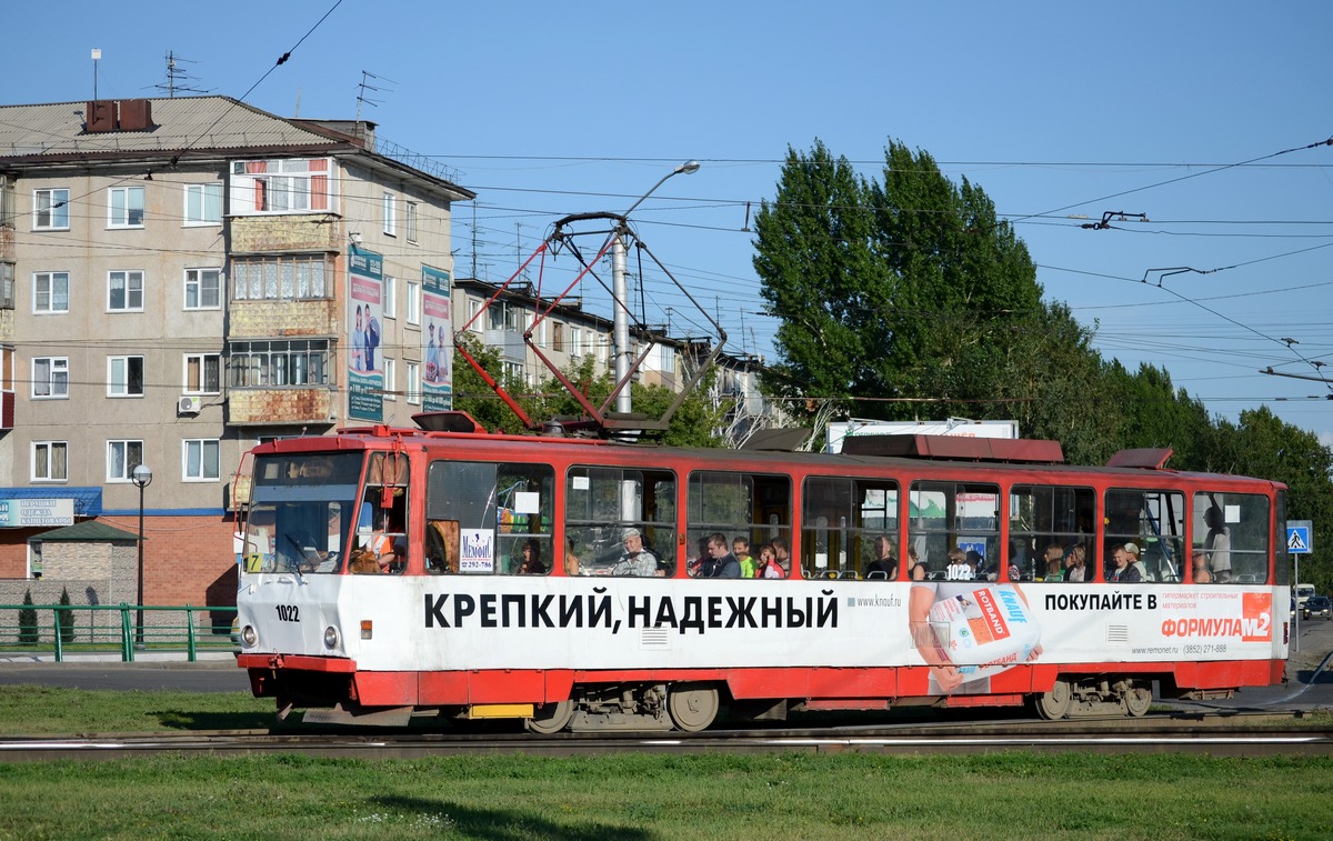 Barnaul, Tatra T6B5SU № 1022