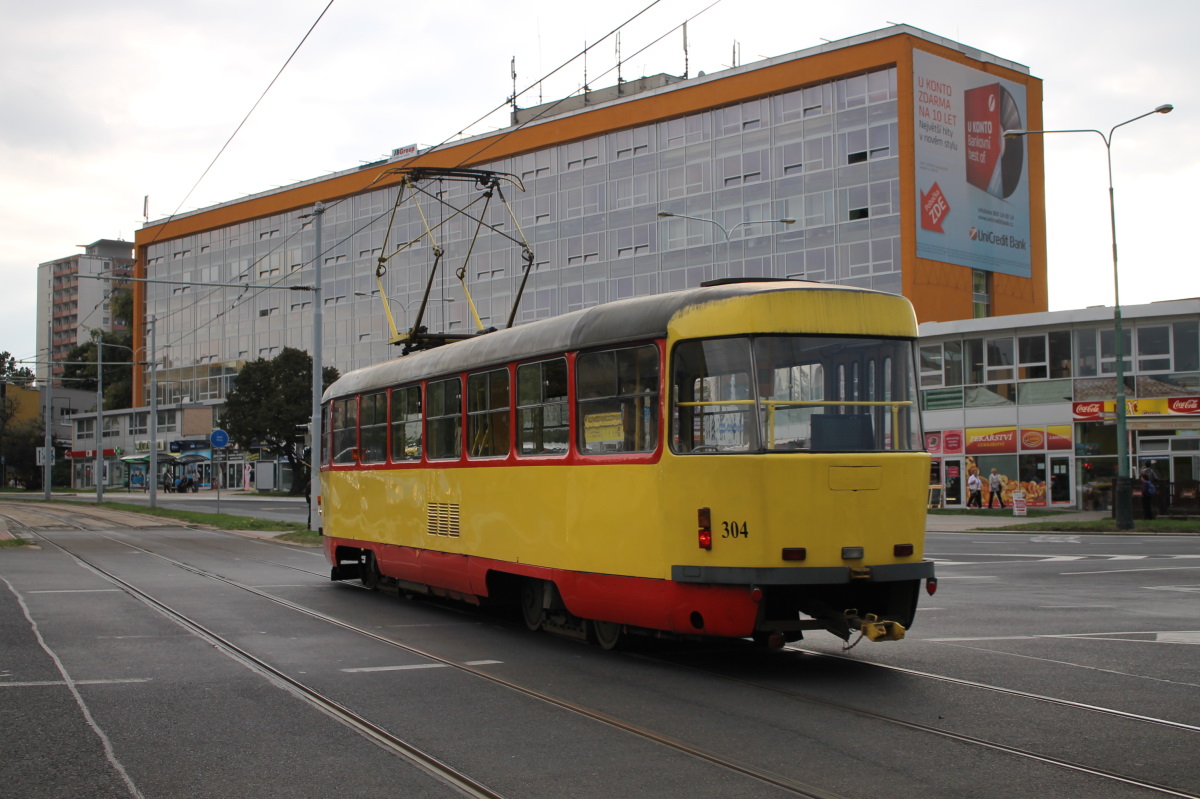 Мост ― Литвинов, Tatra T3M.3 № 304
