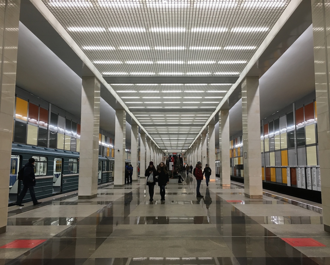 Москва — Метрополитен — [1] Сокольническая линия