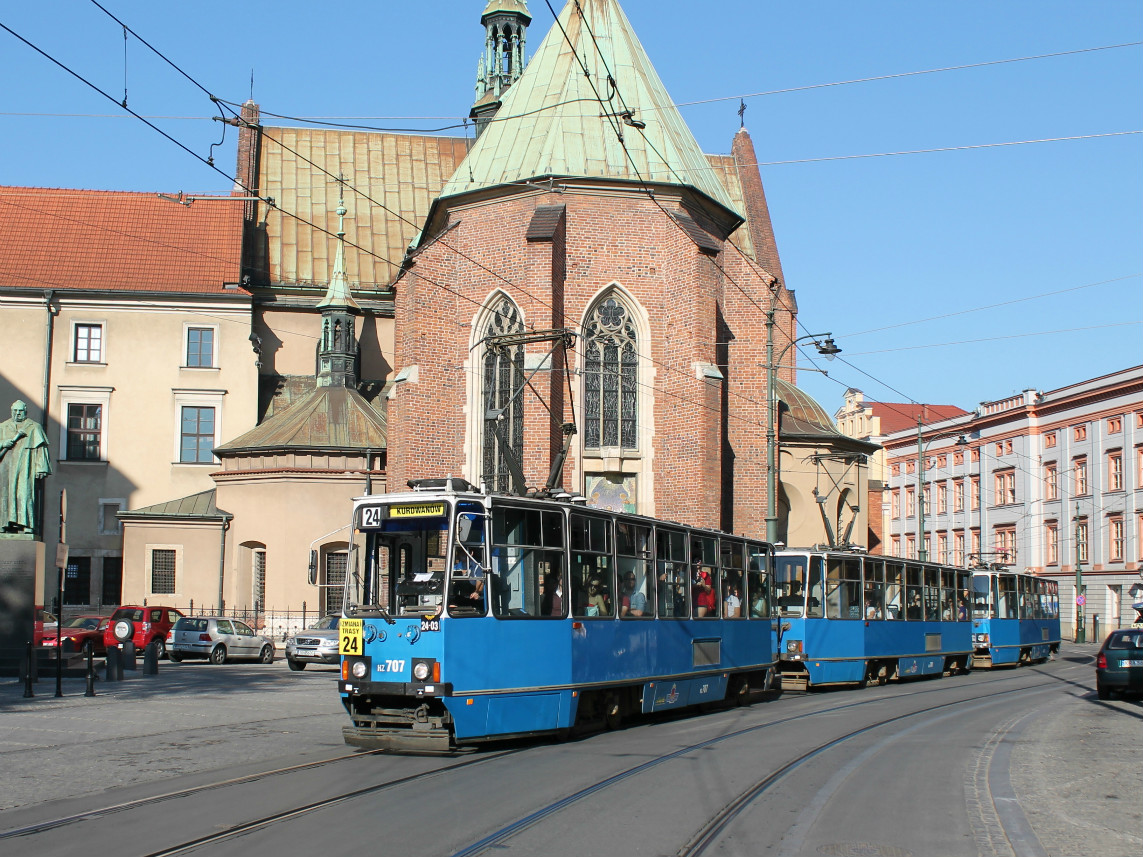 Краков, Konstal 105Na № HZ707