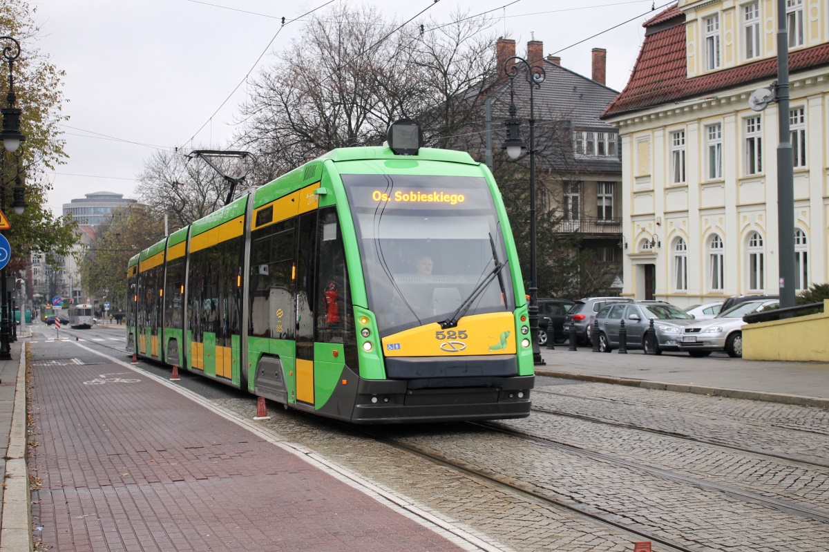 Poznań, Solaris Tramino S105p № 525
