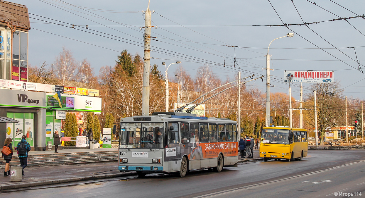 Ровно, Škoda 14Tr08/6 № 156