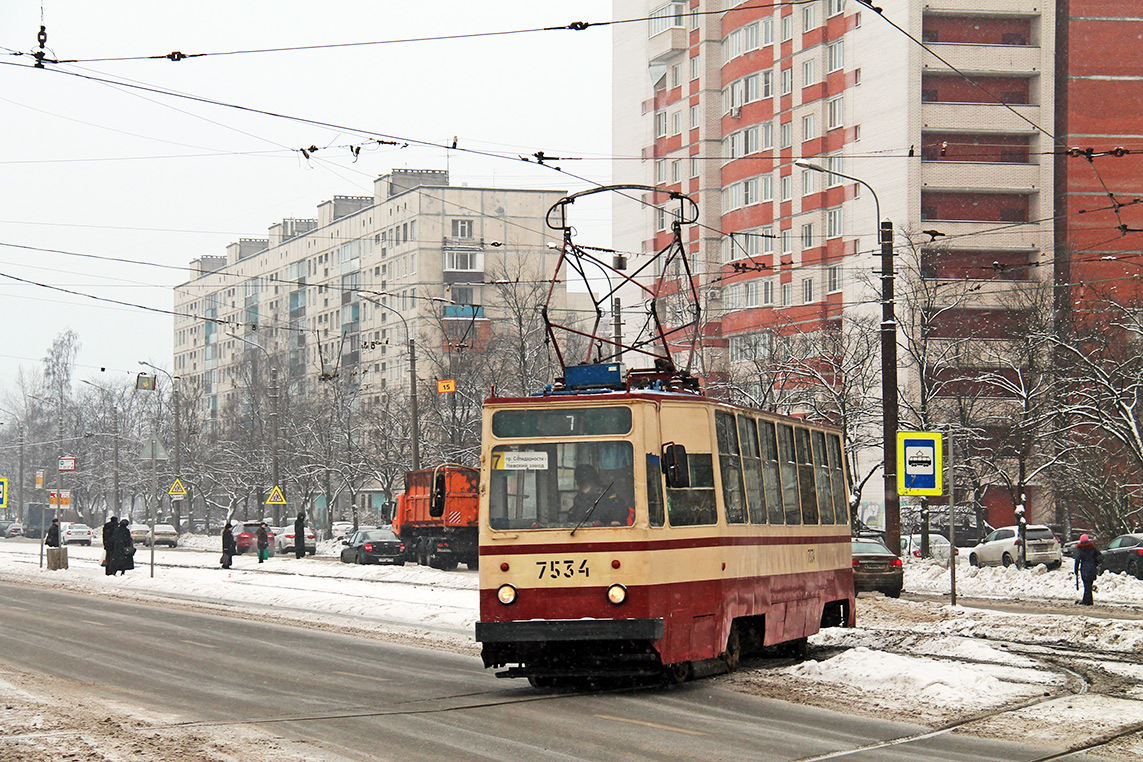 Санкт-Петербург, ЛМ-68М № 7534 Санкт-Петербург, ЛМ-68М № 7534