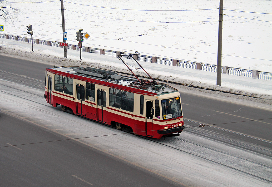 სანქტ-პეტერბურგი, 71-134K (LM-99K) № 7208 სანქტ-პეტერბურგი, 71-134K (LM-99K) № 7208