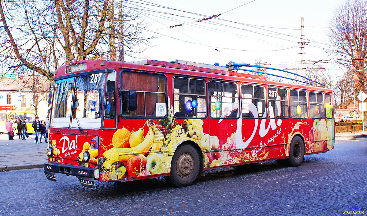 Черновцы, Škoda 14Tr89/6 № 287