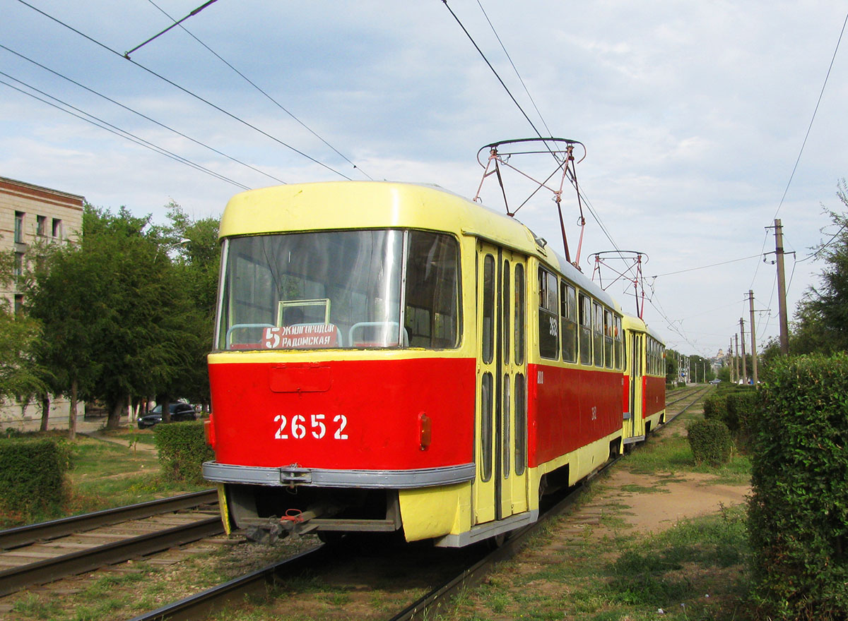 Волгоград, Tatra T3SU (двухдверная) № 2652