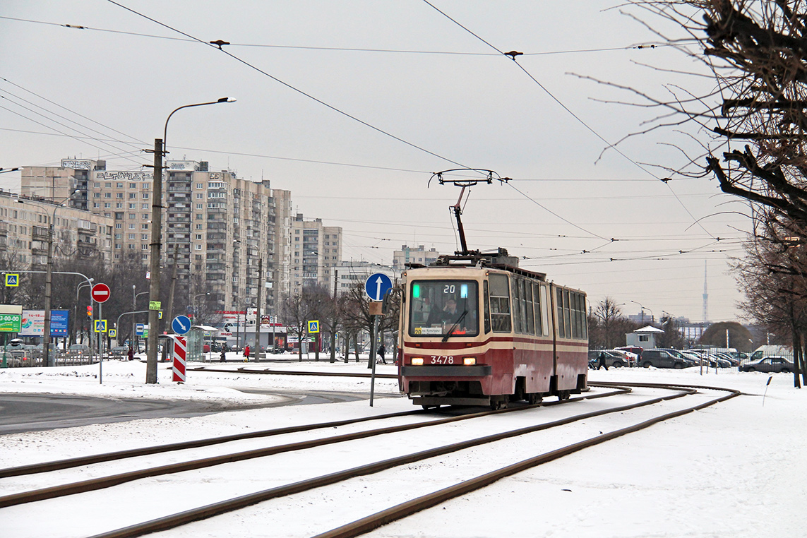 Санкт-Петербург, ЛВС-86К № 3478