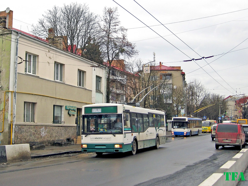 Луцьк, MPK/Jelcz M121M EKO-BUS № 220 Луцьк, MPK/Jelcz M121M EKO-BUS № 220
