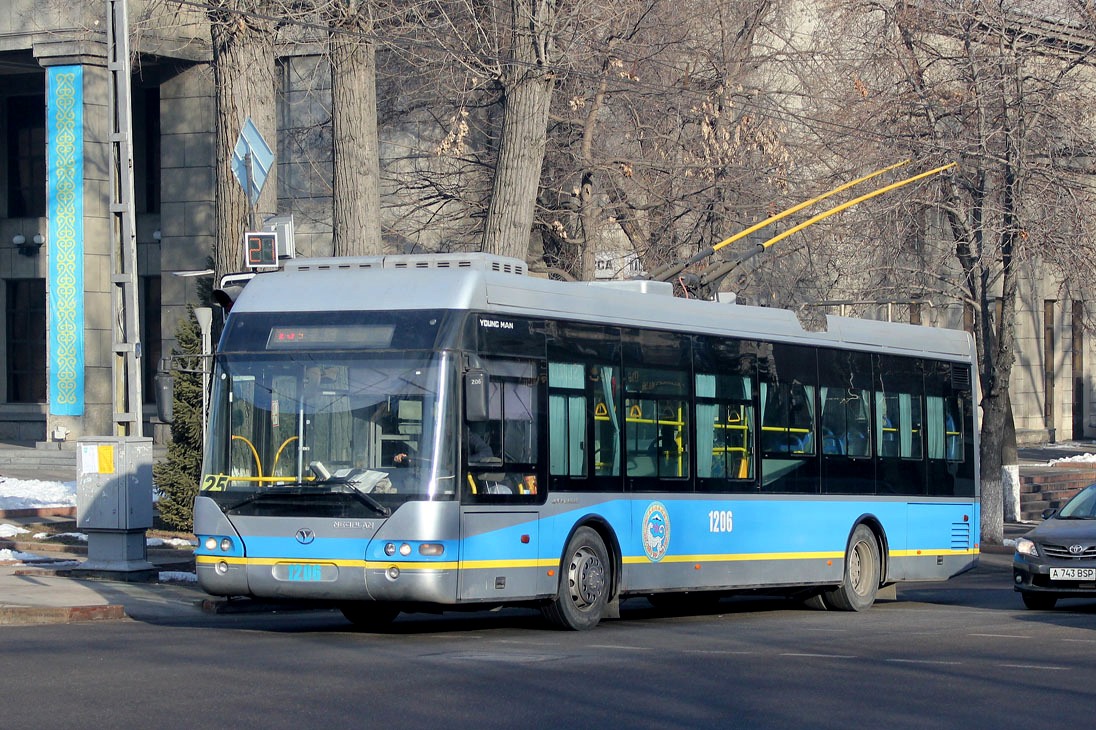 Almaty, YoungMan JNP6120GDZ (Neoplan Kazakhstan) # 1206 Almaty, YoungMan JNP6120GDZ (Neoplan Kazakhstan) # 1206